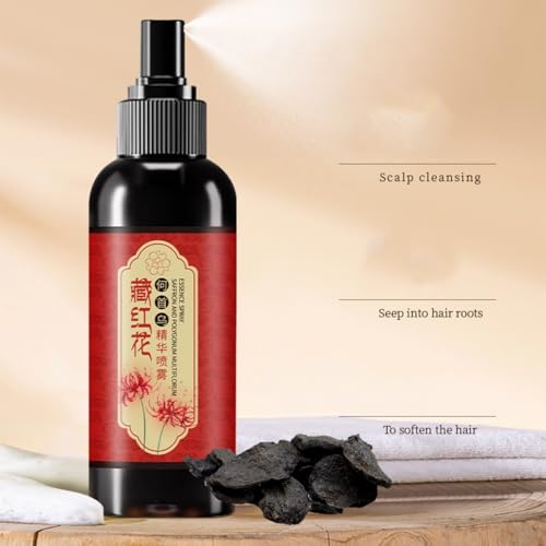 Spray fortalecedor para cabello Saffron Hair 5 piezas miniatura 3