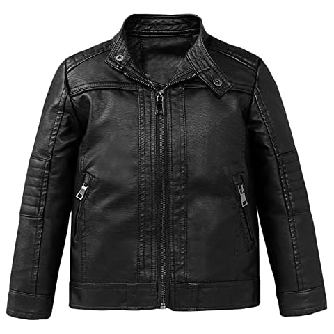 Veste en cuir LCIGIA pour garçons Cover