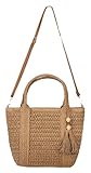 Bolsas de Paja de Mujeres Bolsas de ratán Bolsa de Cuerpo de Verano Pastel de Tejido de la Playa Tassel