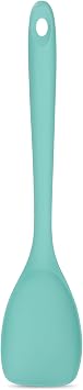 U-Taste Silicone Cooking Spoon 600oF Heat Resistant Scoop Spatula, Aqua Sky