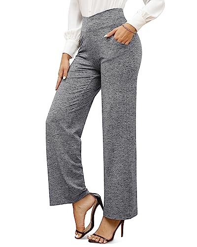 G4Free EverGoing Wide Leg Pants for Women Loose Yoga Pants with Pockets Petite/Regular/Tall Stretch Casual Lounge Pants