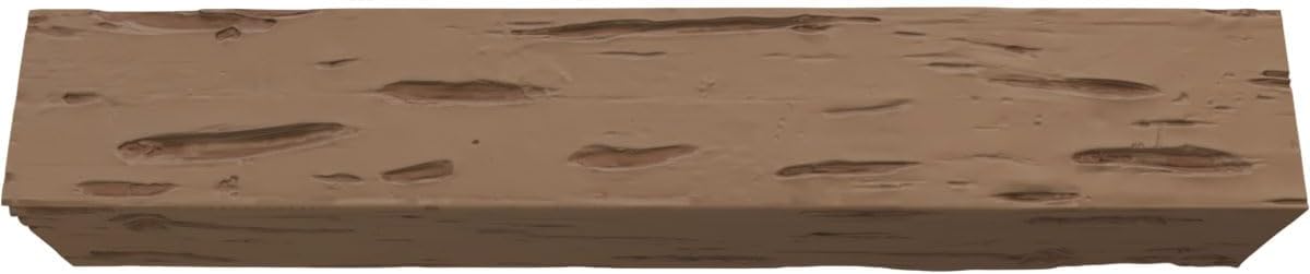 Ekena Millwork BMPC3C0080X120X192HW 3-Sided (U Pecky Cypress Endurathane Ceiling Faux Wood Beams, 8-in. W x 12-in. H x 16-ft. L, Honey Wheat