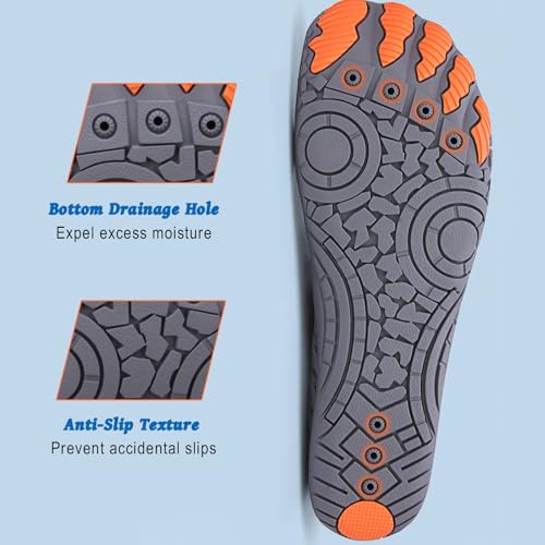 Hike Barefoot Shoes for Women Men, Pro Barefoot Shoe with Wide Toe Box for Hiking, Walking, Swimming, Non-Slip Breathable Lightweight Water Shoes Unisex4