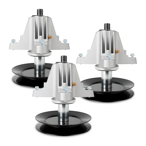 Bularie 618-09236 618P09236 Spindle Assembly for 54 Lawn Mower Deck Compatible with Cub Cad-et XT1 GT54 ST54 Craftsman Z5800 T3200 Troy-Bilt Mustang 54 XP Z54 MTD ZT1-54 3 Pack