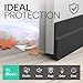 Vellure® Door Draft Stopper for Bottom of Door - Premium Door Sweep for Bottom of Door/Weather Stripping Door Seal (Save Energy – installs Quickly and Easily) Door Strip (1, Black)