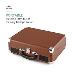auna Peggy Sue Record Collector Set (Tourne-Disque Portable et Valise à vinyles au Desing rétro, 2 Haut-parleurs… - Les Beatles, Paul McCartney, John Lennon, RIngo Starr, George Harrison auna Peggy Sue Record Collector Set (Tourne-Disque Portable et Valise à vinyles au Desing rétro, 2 Haut-parleurs… – Image 5