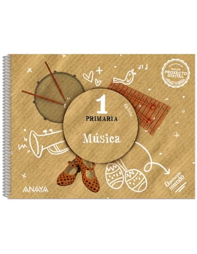 Portada de Música 1º Educacion Primaria Galicia Operación Mundo