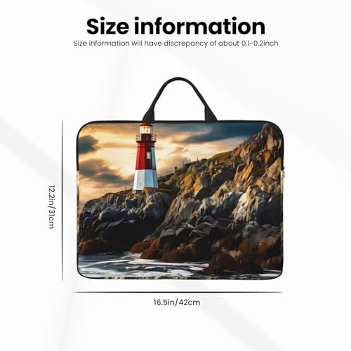 Funda para portátil de 14 pulgadas Nautical Lighthouse miniatura 4