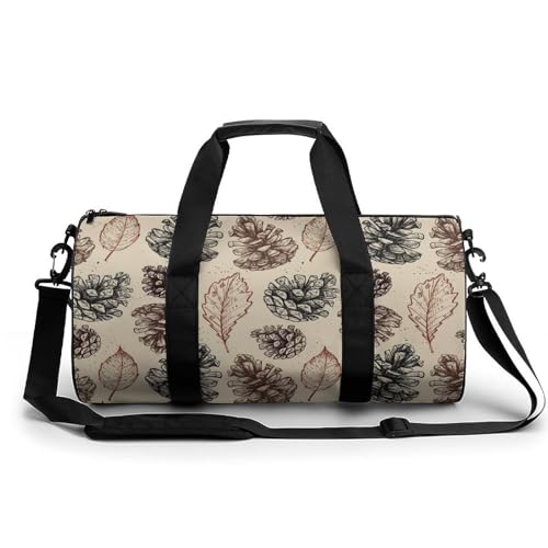 Sac de sport gym cones de pin travel bag pour voyage 45x23x23cm