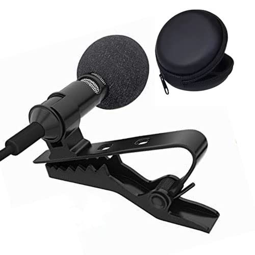 MEGATRADE 2021 Trending Dynamic Lapel Collar Mic Voice Recording Lavalier Microphone for Singing