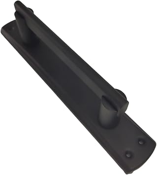 Aynal  S rg  Kap  Kolu, Siyah ve Saten Nikel, 24,5 cm,  ekme Kol, Modern Stil Siyah