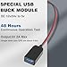 YQMAJIM Dash Cam Power Adapter Spare Output Connector Special USB Buck Module, DC 12v/24v to 5v USB Output Charging Adapter with a Type-C Shorty Cable