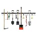 Garage Tool Organizer Wall Mount 64 Inch,Adjustable Storage System,Wall Holders for Tools,Wall Mount Tool Organizer,Garage Organizer,Garden Tool Organizer,Garage Storage