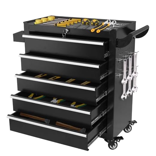 Durable Rolling Tool Chest with Wheels