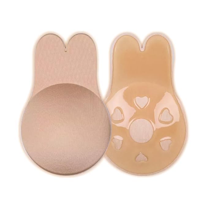 click&ship Lift-Up Breast Tape with Adhesive Silicone Nipple Covers – Reusable, Waterproof, Strapless Push-Up Bra for Backless Dresses & Deep Neck Outfits (1 Pair)-picture-15