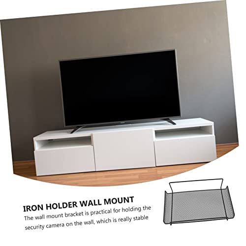 FOMIYES 2 Pçs Prateleira Estante Suportes De Alto-Falante Acessórios De Tv Prateleira Suporte Montad