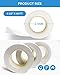 Wapodeai 3pcs Electrical Tape, Professional White Electrical Tape, Flame Retardant Indoor Outdoor High Temperature Resistance Electric Tape, 0.62 in X 50 ft.