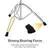 Donner Large Snare Drum Stand Adjustable, Double Braced Extended, with Drum Stick Holder Fit 10''-14'' Dia Drums, Height Range 66-101 CM #3