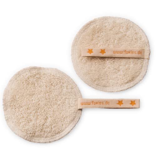 Foxy Mama - 2er Probierset waschbare Abschminkpads BIO-Baumwolle Cover