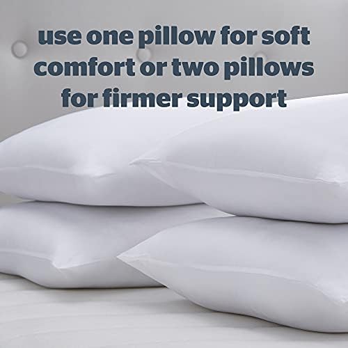 Silentnight Essentials Collection Pillow, White, Pack of 4