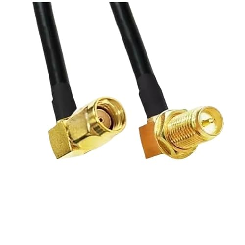 L*/M*R195 50-3 �P�[�u�� RPSMA/SMA ���� SMA �I�X���X�R�l�N�^���p 50ohm ���� WI/*FI an*/�e�i�����p(Yellow,30CM)