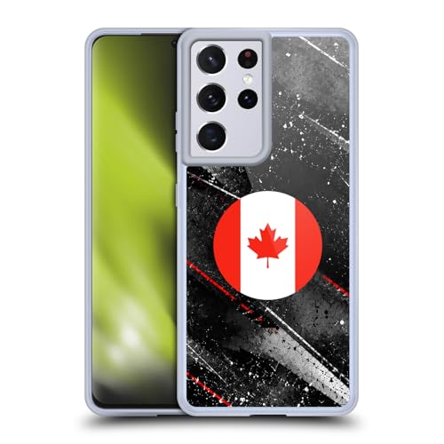 Coque Gel Samsung S21 Ultra Magsafe : Protection Militaire et Motif Drapeau Canadien