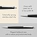 Lamy 2000 black - elegant ballpoint pen in robust fibreglass barrel - perfectly balanced - incl. giant refill M 16 in line width M in black
