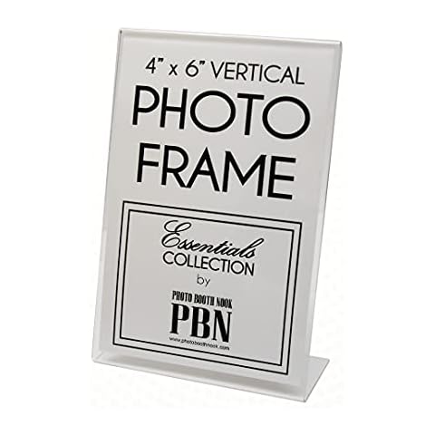 PBN Brand 144 pack of 4"x6" Vertical Acrylic Picture Frames, Sign Holders, Wholesale Cover