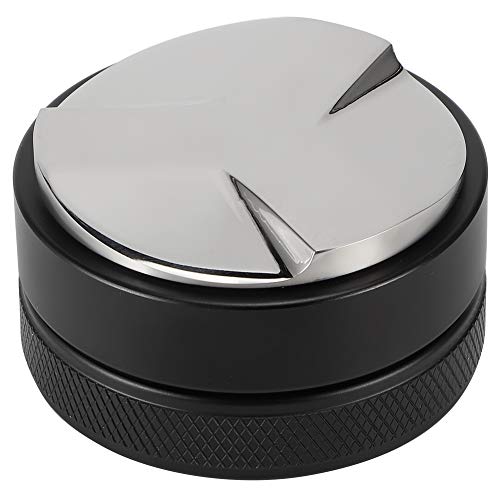 Tamper de café, herramientas niveladoras de distribuidor de café de 58 mm, accesorio para hacer café, prensa de espresso para tienda en casa, negro Cover