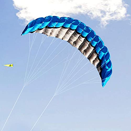 SunaOmni Fallschirmdrachen, Dual Line Parafoil Kite Outdoor Große Stunt Parachute Drachen mit 2 Griff 30m Linie für…