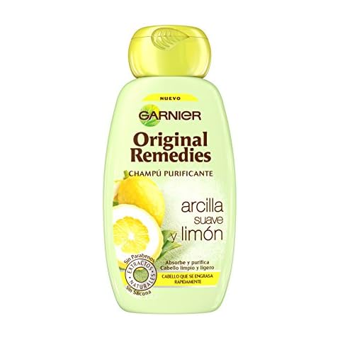 Garnier Arcilla Suave y Limón champú para pelo graso Cover