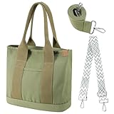 👜【Geeignet für verschiedene Anlässe】Geeignet für verschiedene Anlässe, einschließlich Einkaufen, Schule, Arbeit, Reisen usw., um den Bedürfnissen verschiedener Menschen und unterschiedlichen Bedürfnissen beim täglichen Tragen von Gegenständen gerecht zu werden. Ob im Alltag oder auf Reisen, Canvas Tasche bieten Komfort und Zweckmäßigkeit.
