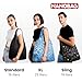 Nanobag Ultra-Lightweight Foldable Sling for Women & Men, Reusable Grocery & Travel Bag, Packable Collapsible Compact Market Crossbody (Sling Black)