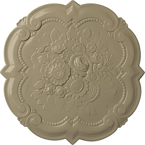 Ekena Millwork CM24VIGDF Victorian Ceiling Medallion, Gobi Desert, 24 3/8"OD x 1"P