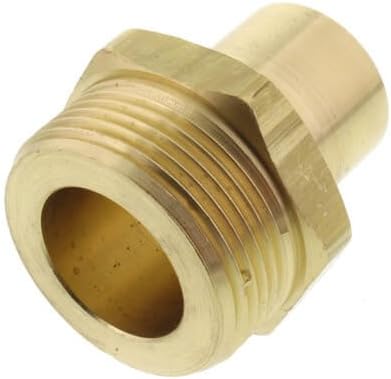 Uponor A4143210 Brass Manifold Adapter, R32 x 3/4" Adapter or 1" Fitting Adapter