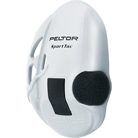 3M PELTOR SportTac Carcasas de recambio blancas, 210100-478-VI Cover