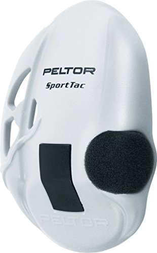 3M PELTOR SportTac Coppe di ricambio, bianco, 210100-478-VI