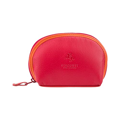 Image of Visconti RB63 Multi Color Ladies Soft Leather Coin Purse Key Wallet With Key Chain