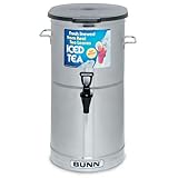 Iced Tea Dispenser 5 Gallon Capacity - Solid Lid