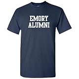 AS05 - Emory Eagles Block Alumni - Graduation T-Shirt - 3X-Large - Navy