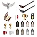 LEGO Harry Potter Minifigure Accessory Pack - Owl ðŸ¦‰ Magic Spell Book, Wands, Brooms, Goblets, and Lamp Accessories