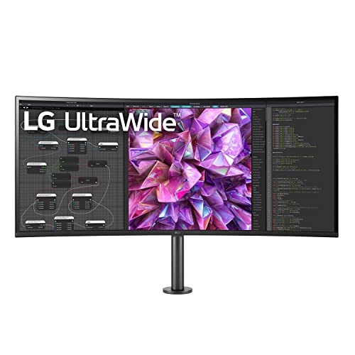 Lg 38Wq88C-W 38 Inch Curved 21:9 Ultrawide Qhd+ (3840 X 1600) Ips Monitor, Dci-P3 95% Color Gamut, Hdr10, Usb Type-C, Amd Freesync, Built In Speakers, Ergo Stand (Extend/Retract/Swivel/Height/Tilt) #TOP1