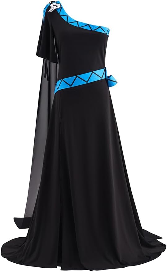 Women's Hades Costume Dress Hercules Cosplay Greek Evil God Outfit