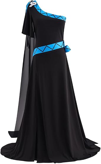 Women Hades Cosplay Costume Female Greek God Robe Dress Halloween Outfits