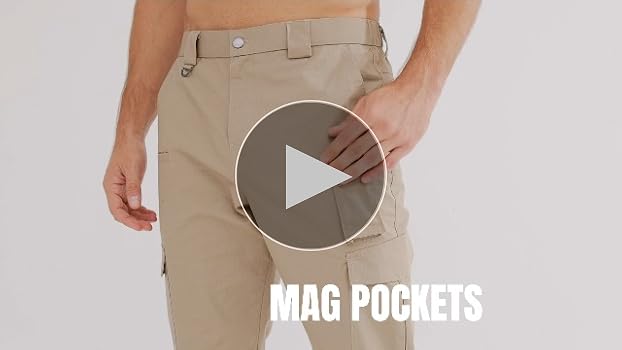 Amazon.com: Winvote Men's Cargo Work Pants Water Resistant