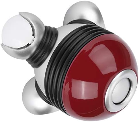 Portable Body Massager Mini Low Noise Hand-Held Body Vibrating Massager with LED Light for Head Neck Legs Pain Release (1#)