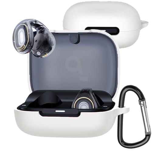 UIUIKA For Anker Soundcore C30i �P�[�X C30i �ی�J�o�[ �_�炩�� �V���R���� �����h�~ �L�Y�h�~ �ϏՌ� �h�o �y�� �����[�d�\ �J���r�i�t�� �����h�~(�z���C�g)