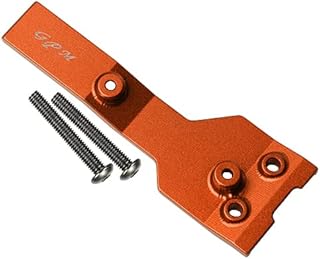 GPM for Traxxas 1/10 Maxx 4WD Monster Truck Upgrade Parts Aluminum Rear Chassis Link Protector - 1Pc Set Orange