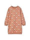 Mädchen Sweatkleid mit Blumen