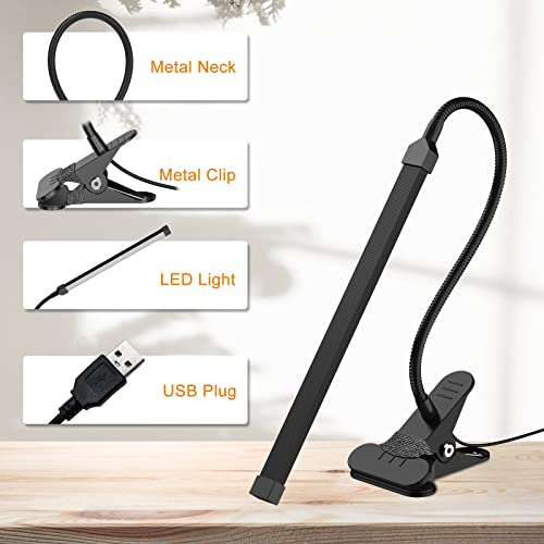 Lepower 5W Led Clip On Light, Reading Light With Flexible Gooseneck Led Clip On Light/Reading Light With Gooseneck #TOP4